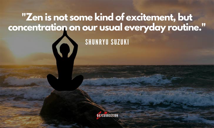 Zen-is-not-some-kind-of-excitement-but-concentration-on-our-usual-everyday-routine-Shunryu-Suzuki "Zen is not some kind of excitement, but concentration on our usual everyday routine." - Shunryu Suzuki