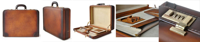 Pratesi Italian Leather Attache Case