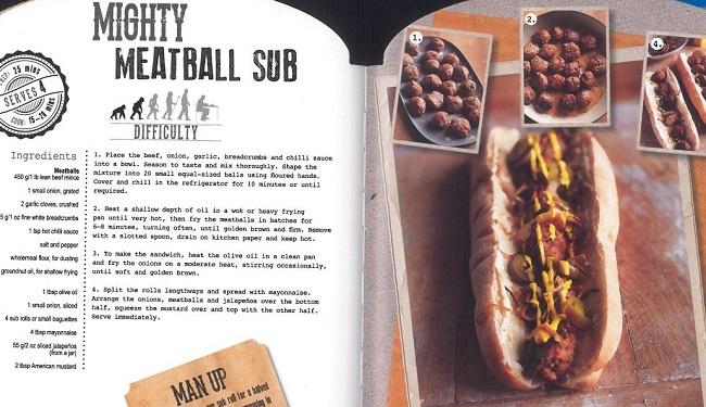 Mighty Meatball Sub Man-Up Your Meals