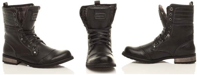 Lace Up Biker / Combat Ankle Boots