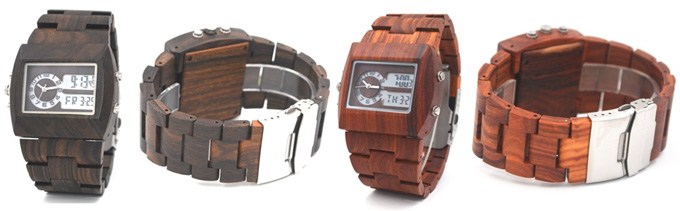 UWood Digital/Analogue Watches