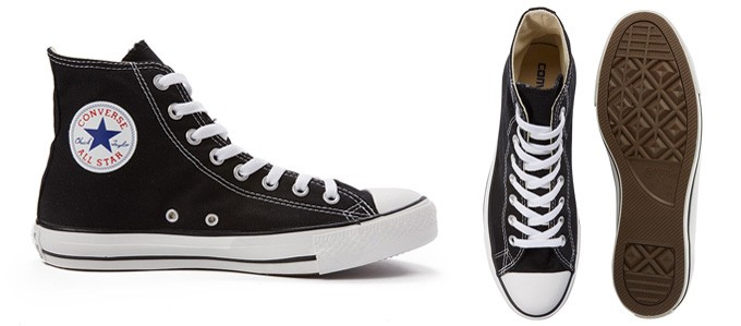 Converse High Top Plimsolls The Idle Man