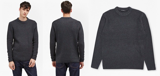 French Connetion Geodes Knit Fisherman Jumper French Connetion Geodes Knit Fisherman Jumper