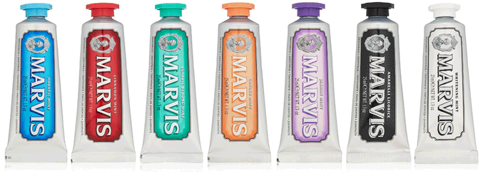 Marvis Travel Toothpaste Collection Marvis Travel Toothpaste Collection