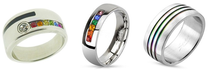 Wedding rings Pride Shack 1