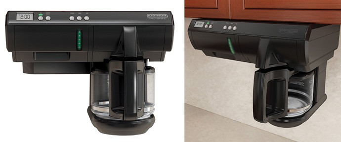 BLACK+DECKER SCM1000BD SpaceMaker Under The Cabinet 12-Cup Programmable Coffee