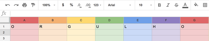 ORGULHO Google Spreadsheet Portuguese