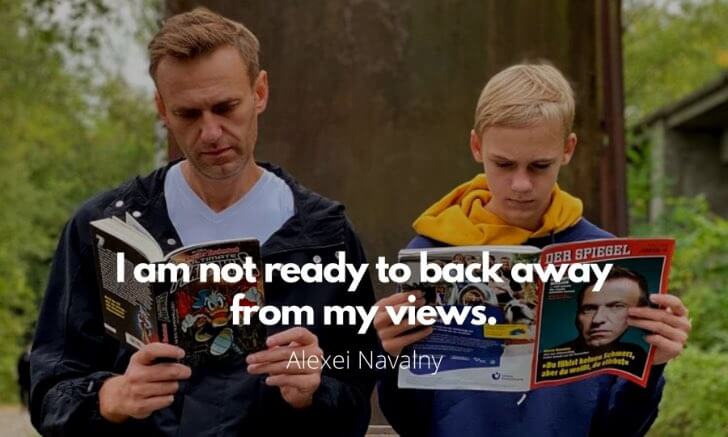 Alexei Navalny Quote "I am not ready to back away from my views."