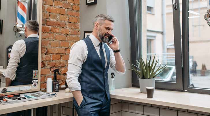 Well-dressed British Men in Their 50s