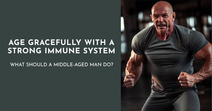 Age Gracefully with a Strong Immune System - What Should a Middle-Aged Man Do