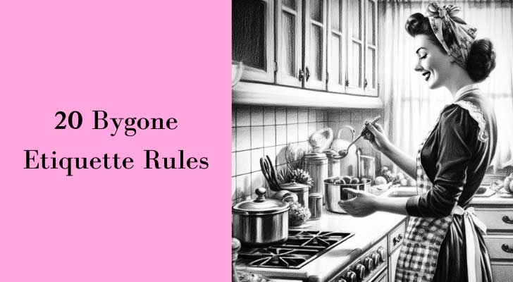 20 Bygone Etiquette Rules