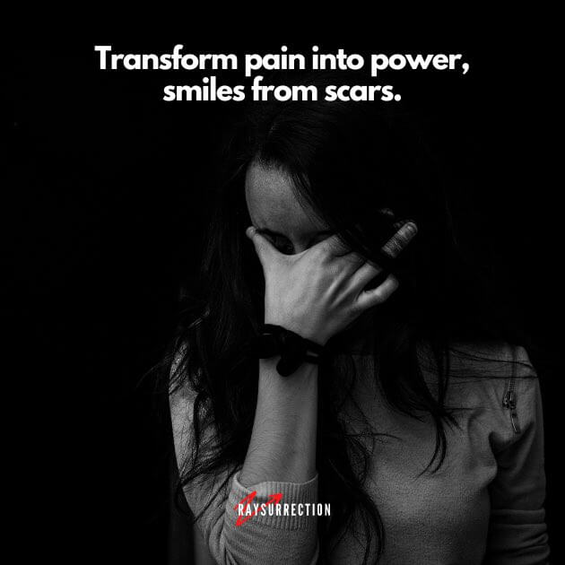 Transform pain into power. Smiles from scars.