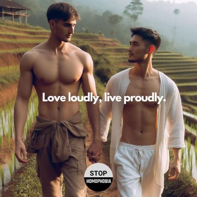 Love loudly, live proudly.