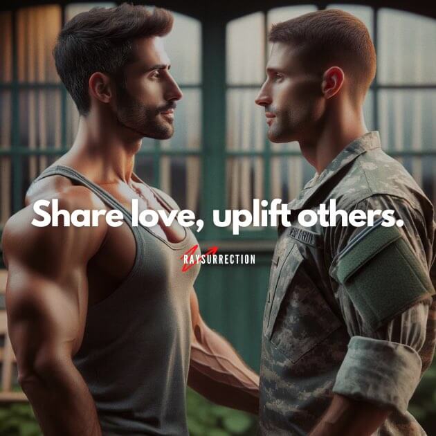 Share love, uplift others.