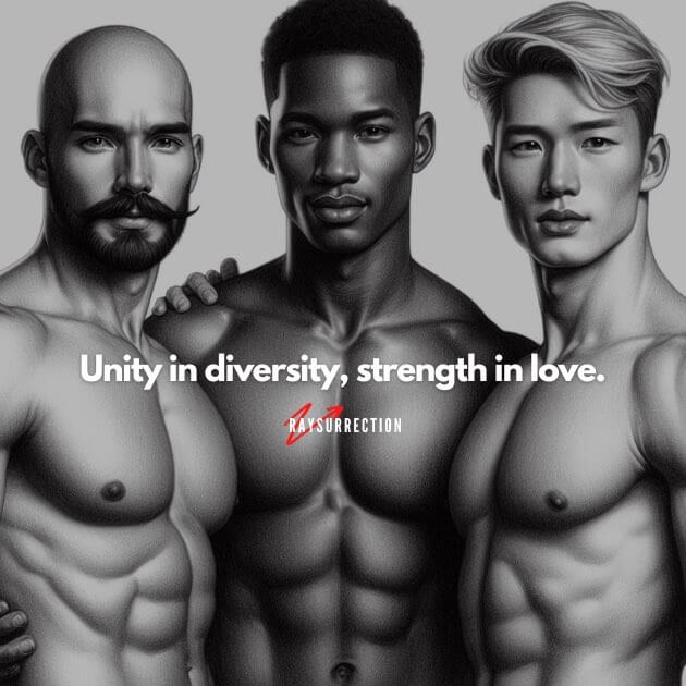 Unity in diversity, strength in love.