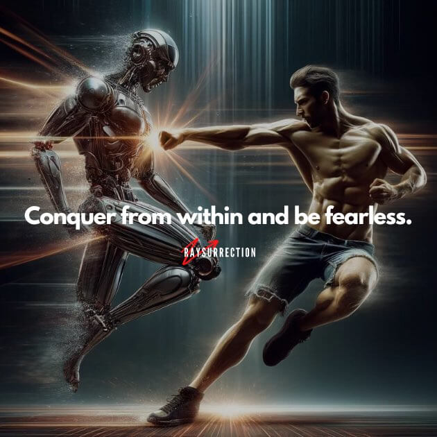 conquor from within and be fearless.