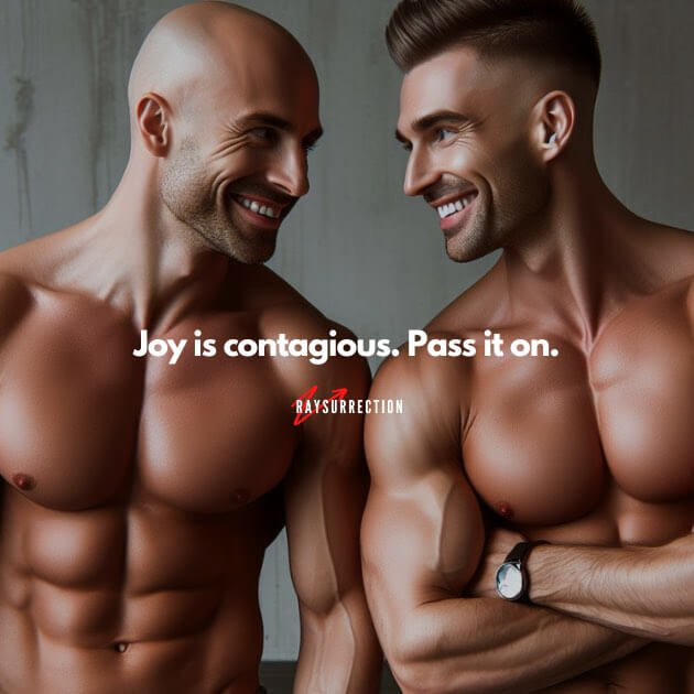 Joy is contagious. Pass it on.