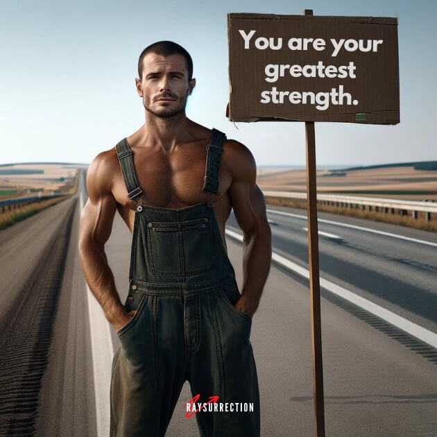 You are your greatest strength.