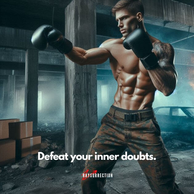 Defeat your inner doubts.