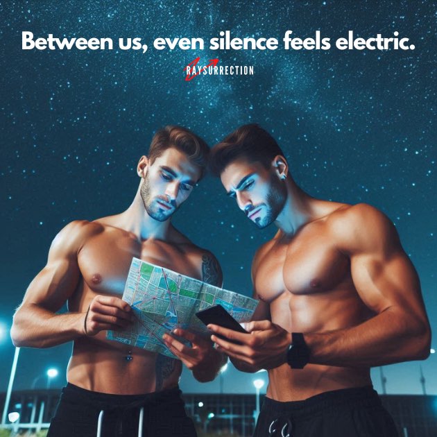 Between us, even silence feels electric.