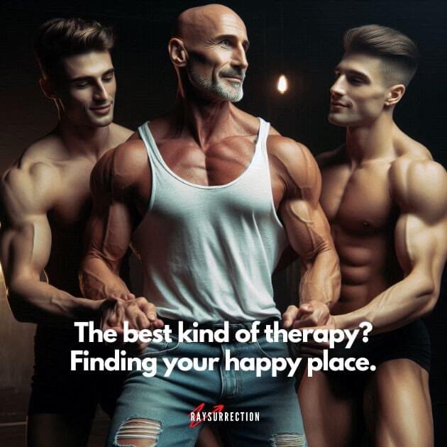 The best kind of therapy? Finding your happy place. The best kind of therapy? Finding your happy place.