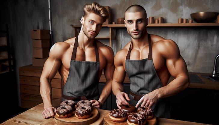 Making Chocolate Cronuts Making Chocolate Cronuts