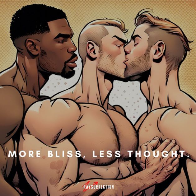 More bliss less thought More bliss, less thought.