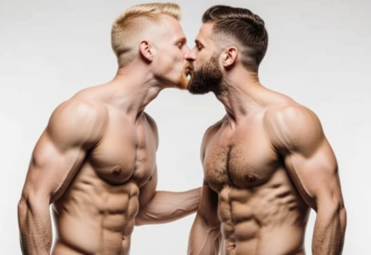 Masculine Kiss of Real Guys Masculine Kiss of Real Guys