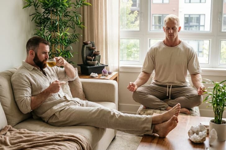 Meditating in a Feng Shui Room Meditating in a Feng Shui Room