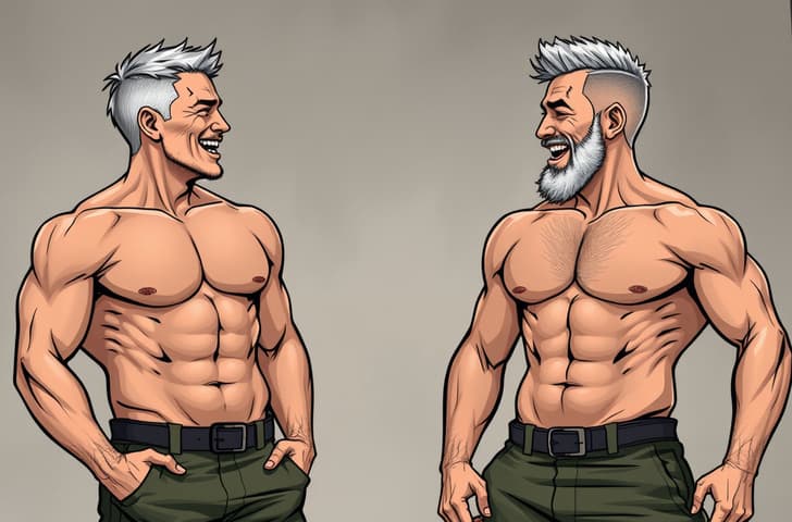 Silver Fox Having Fun Silver Fox Having Fun