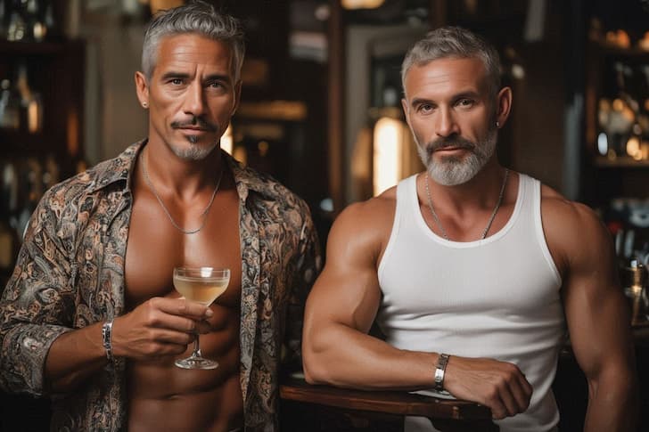 Silver Foxes with Accessories Silver Foxes with Accessories