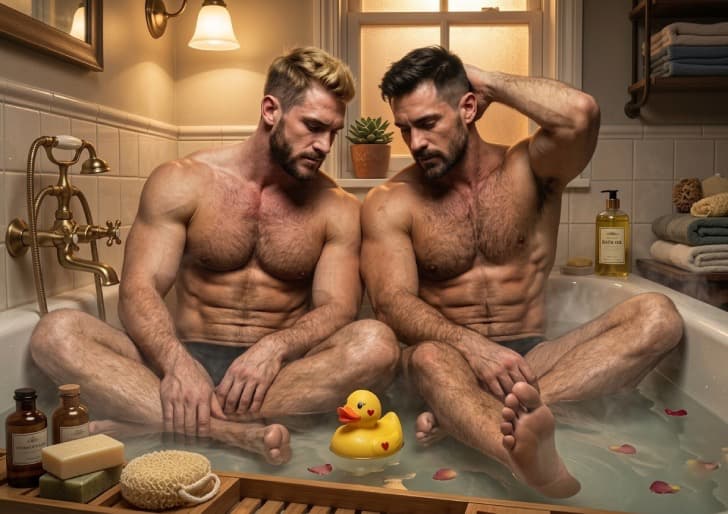 Having a Bath Having a Bath