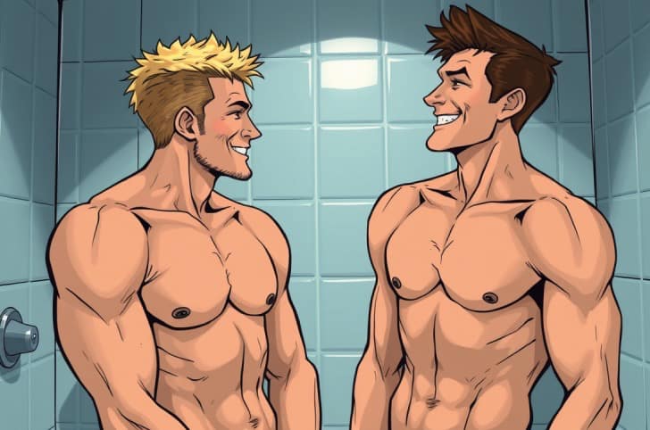 Two Guys Urinating Two Guys Urinating