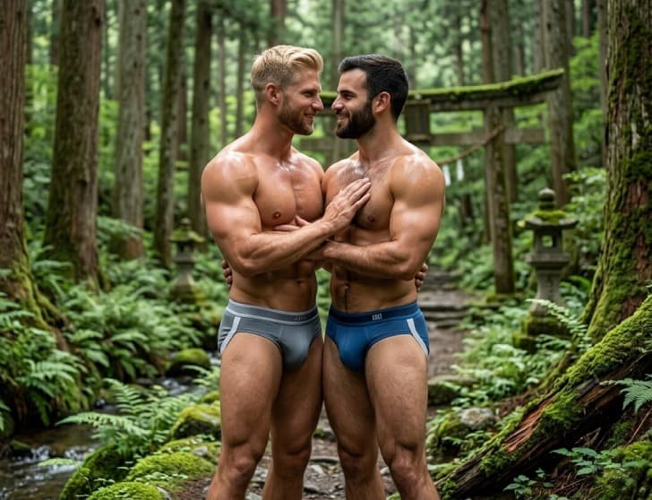 Love in Japanese Forest Love in Japanese Forest