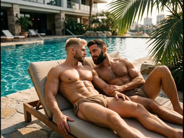Poolside Lounging Poolside Lounging